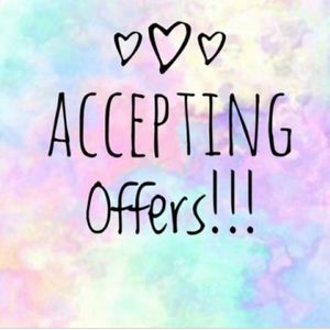 Feel free to leave me an offer